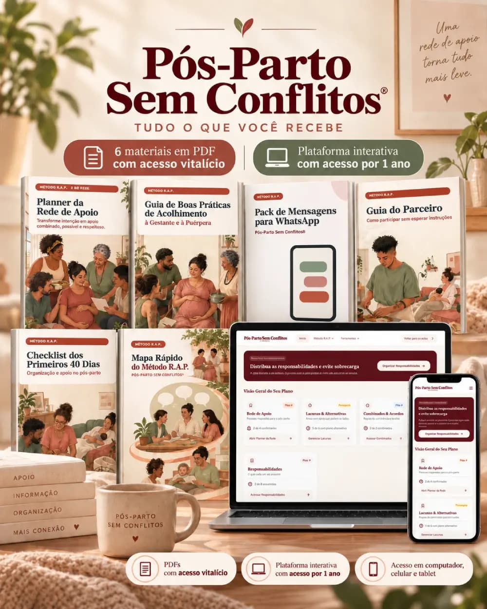 Planners e materiais práticos do Método R.A.P.